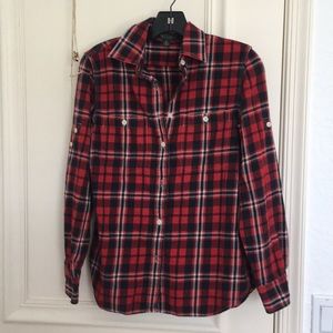 Classic Fit Cotton Flannel Shirt